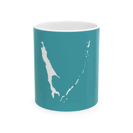 Flag of Sakhalin Oblast (Russia) White Coffee Mug 11oz - Go Mug Yourself