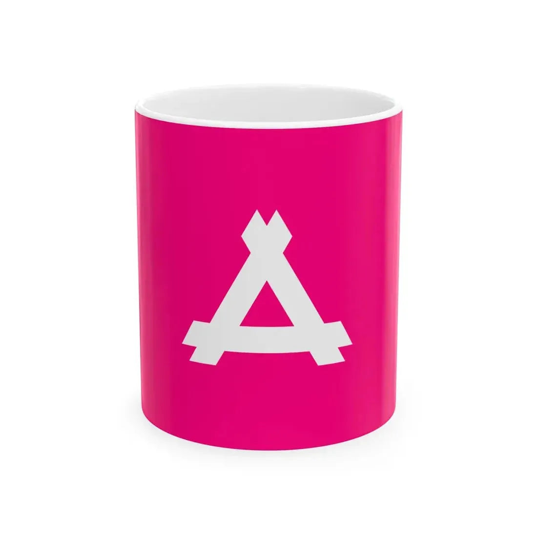 Flag of Sakito Nagasaki 1938-2005 (Japan) White Coffee Mug 11oz - Go Mug Yourself