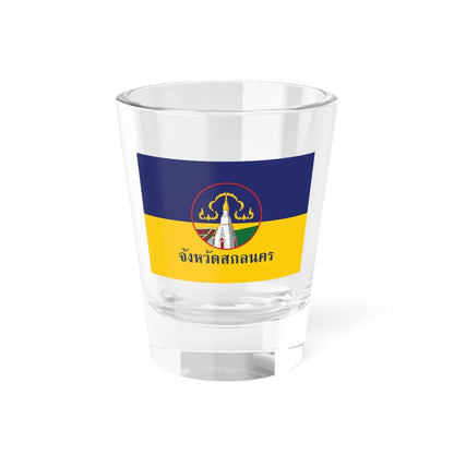 Flag of Sakon Nakhon (Thailand) Shot Glass 1.5oz 1.5oz - Go Mug Yourself