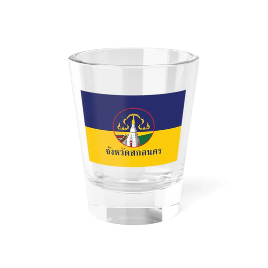 Flag of Sakon Nakhon (Thailand) Shot Glass 1.5oz 1.5oz - Go Mug Yourself