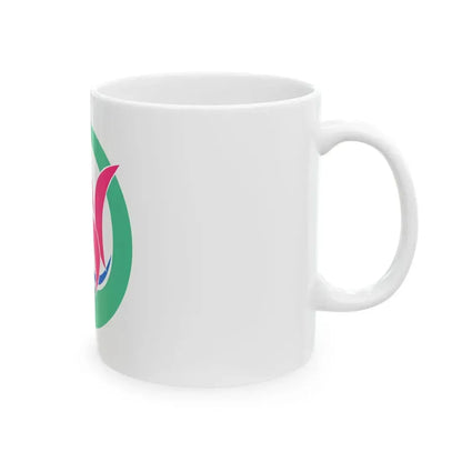 Flag of Sakuho Nagano (Japan) White Coffee Mug - Go Mug Yourself