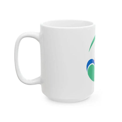 Flag of Sakuho Nagano (Japan) White Coffee Mug - Go Mug Yourself