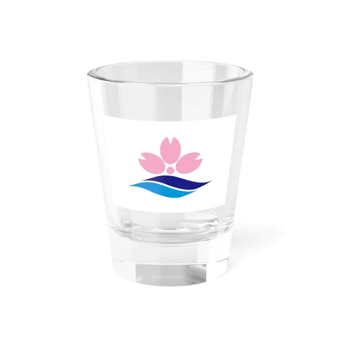 Flag of Sakuragawa Ibaraki (Japan) Shot Glass 1.5oz 1.5oz - Go Mug Yourself