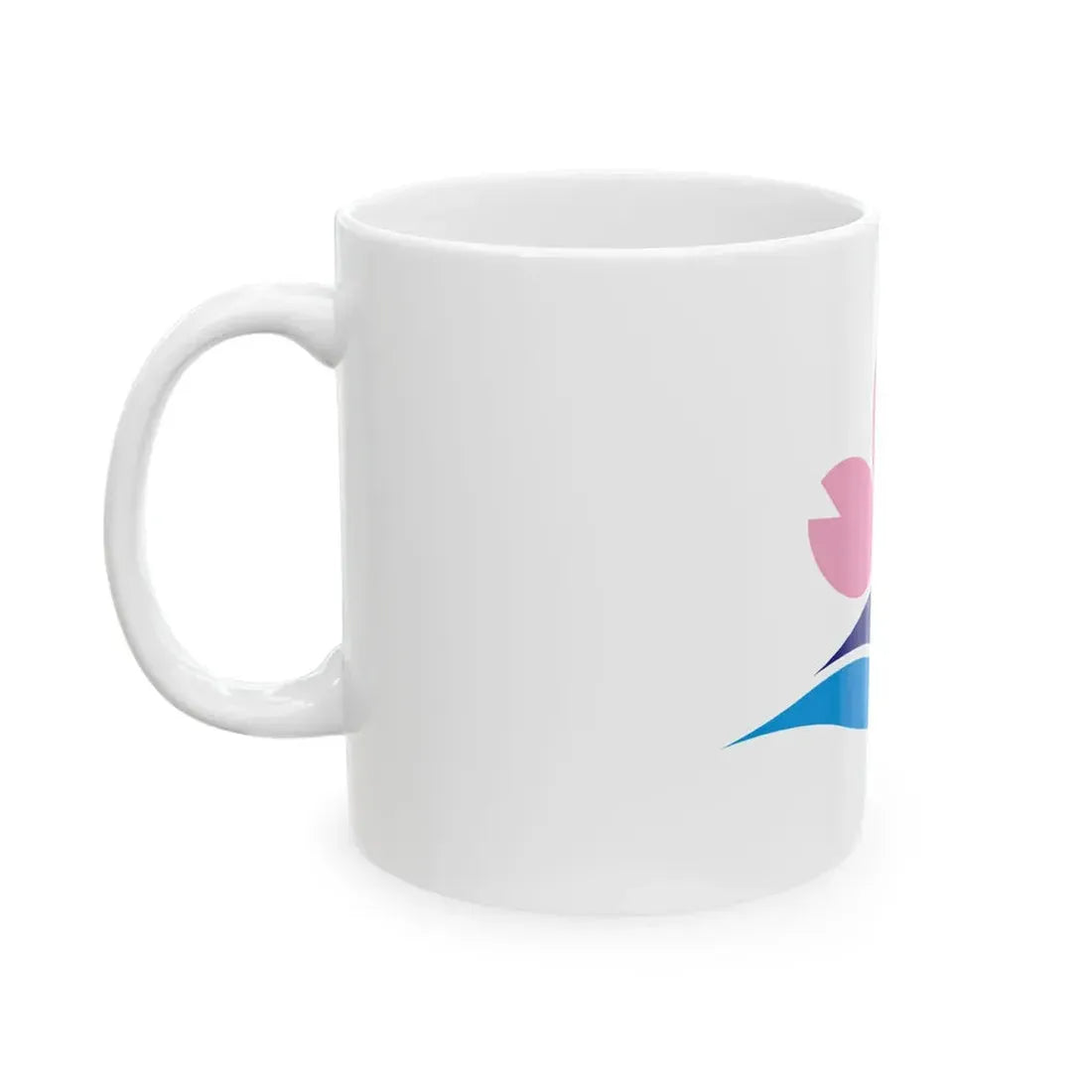 Flag of Sakuragawa Ibaraki (Japan) White Coffee Mug - Go Mug Yourself