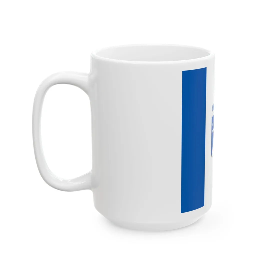 Flag of Saky Crimea Ukraine (Ukraine) White Coffee Mug - Go Mug Yourself