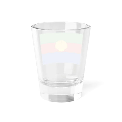 Flag of Saky Raion Crimea (Russia) Shot Glass 1.5oz - Go Mug Yourself