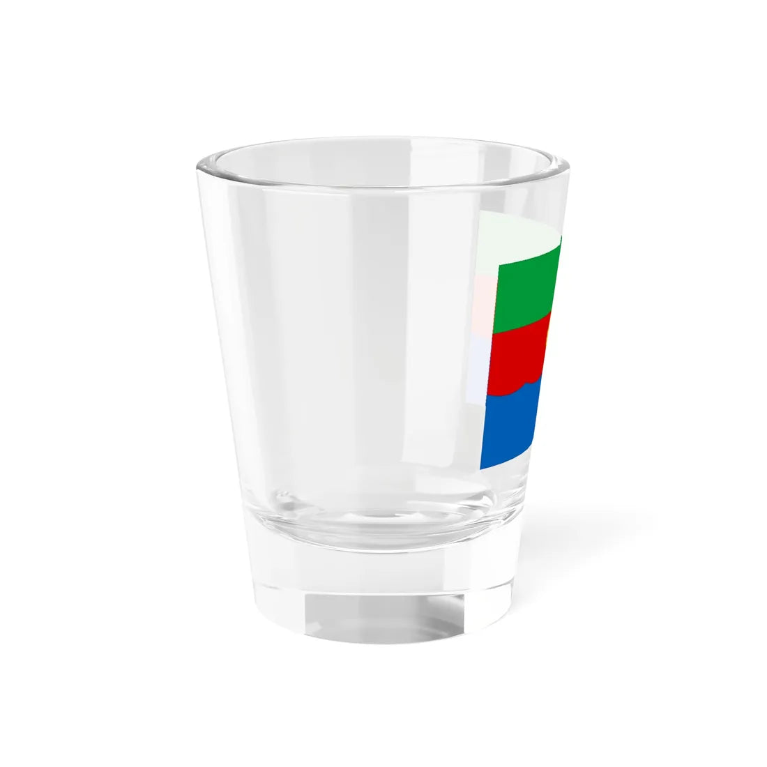 Flag of Saky Raion Crimea (Russia) Shot Glass 1.5oz - Go Mug Yourself