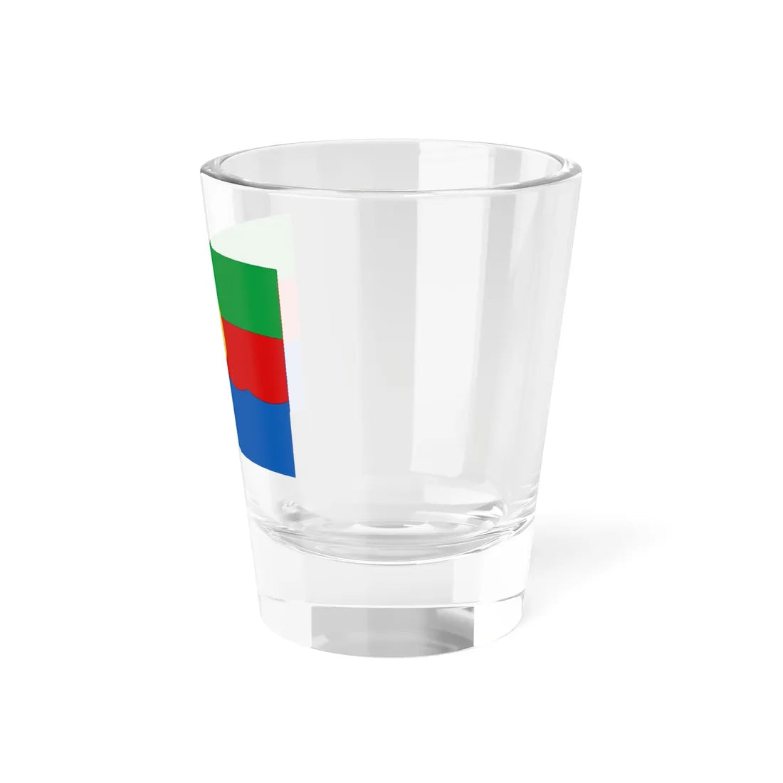 Flag of Saky Raion Crimea (Russia) Shot Glass 1.5oz - Go Mug Yourself