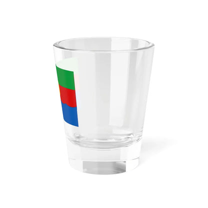 Flag of Saky Raion Crimea (Russia) Shot Glass 1.5oz - Go Mug Yourself