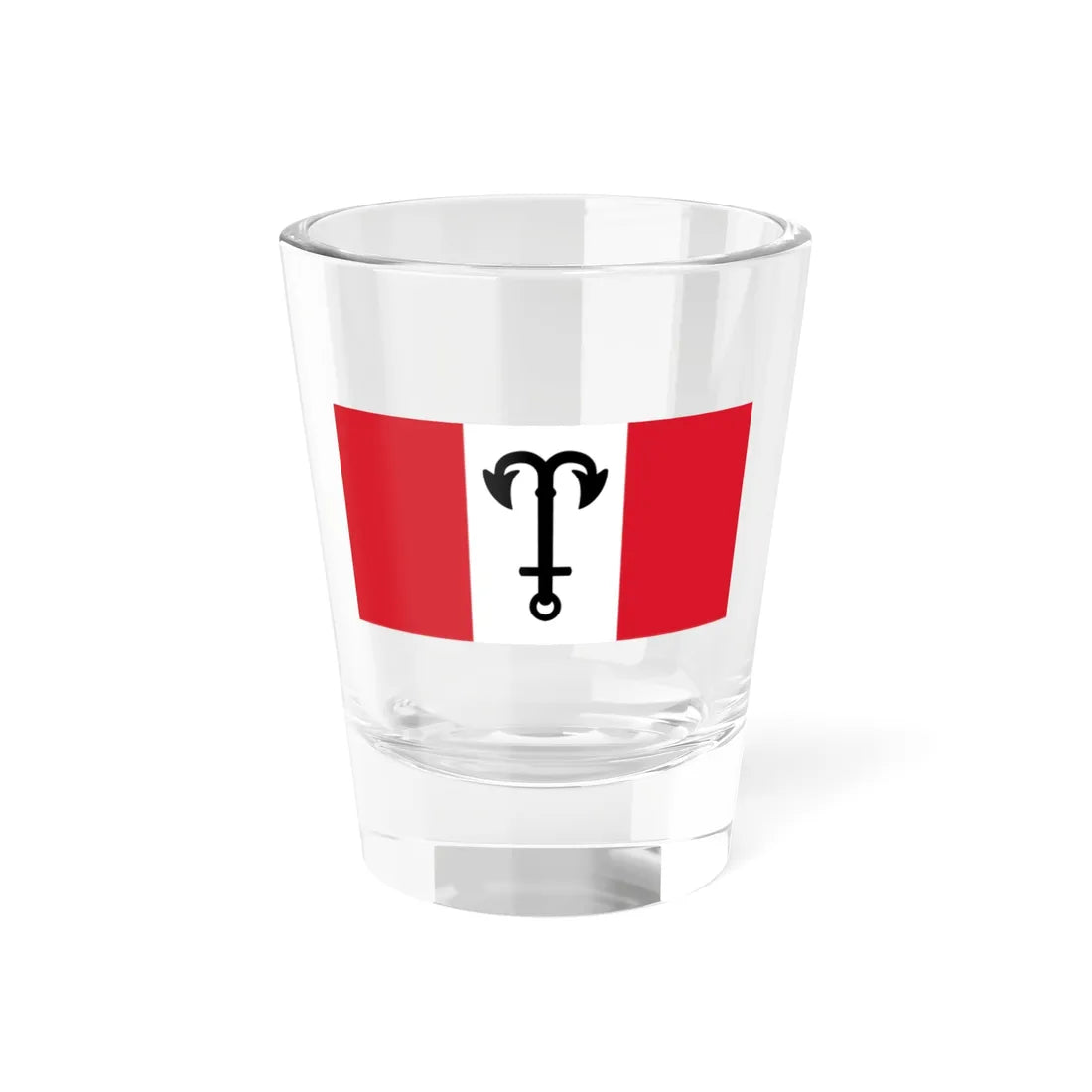 Flag of Salacgrīva (Latvia) Shot Glass 1.5oz 1.5oz - Go Mug Yourself