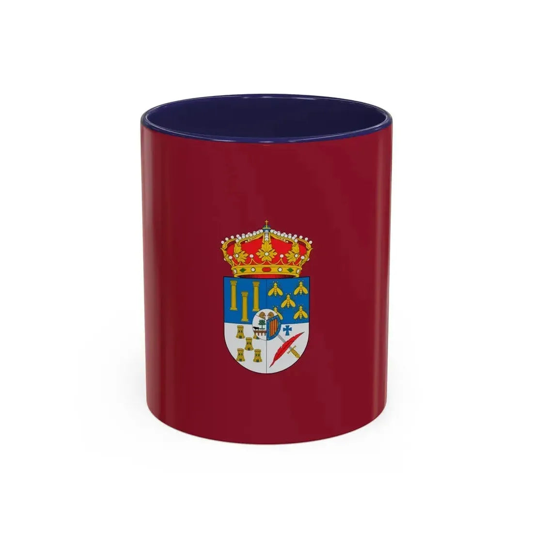 Flag of Salamanca Spain - Accent Coffee Mug 11oz Navy - Go Mug Yourself