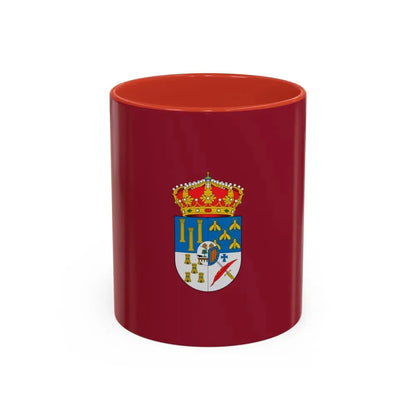 Flag of Salamanca Spain - Accent Coffee Mug 11oz Red - Go Mug Yourself