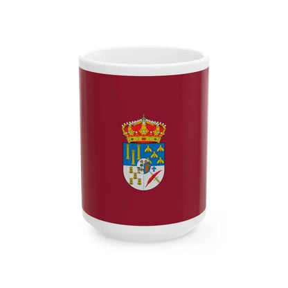 Flag of Salamanca Spain - White Coffee Mug 15oz - Go Mug Yourself