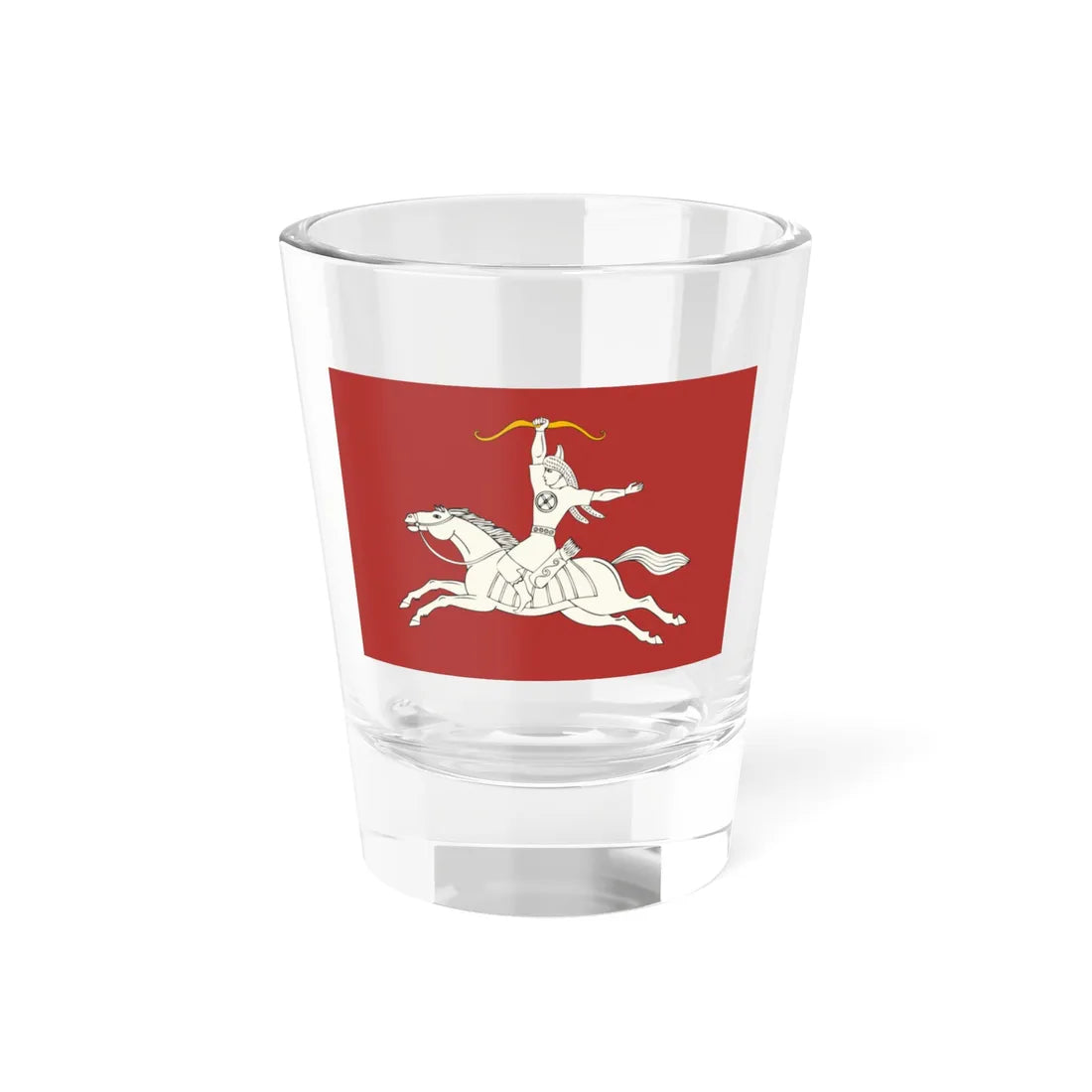 Flag of Salavatsky rayon (Russia) Shot Glass 1.5oz 1.5oz - Go Mug Yourself
