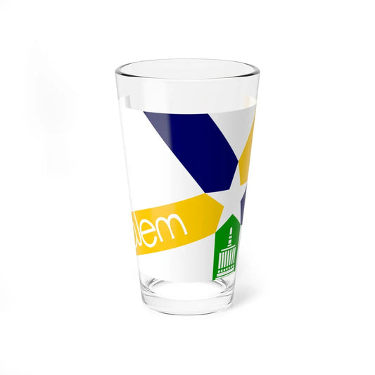 Flag of Salem Oregon 1972-2022 (United States) Pint Glass 16oz 16oz - Go Mug Yourself