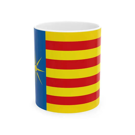 Flag of Salento (Italy) White Coffee Mug 11oz - Go Mug Yourself