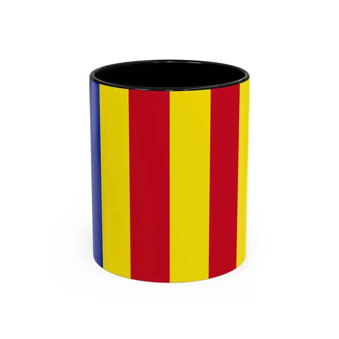 Flag of Salerno Italy - Accent Coffee Mug 11oz Black - Go Mug Yourself