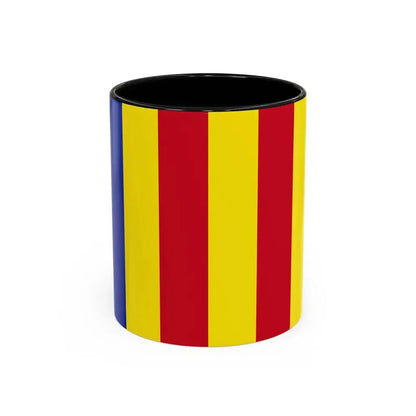 Flag of Salerno Italy - Accent Coffee Mug 11oz Black - Go Mug Yourself