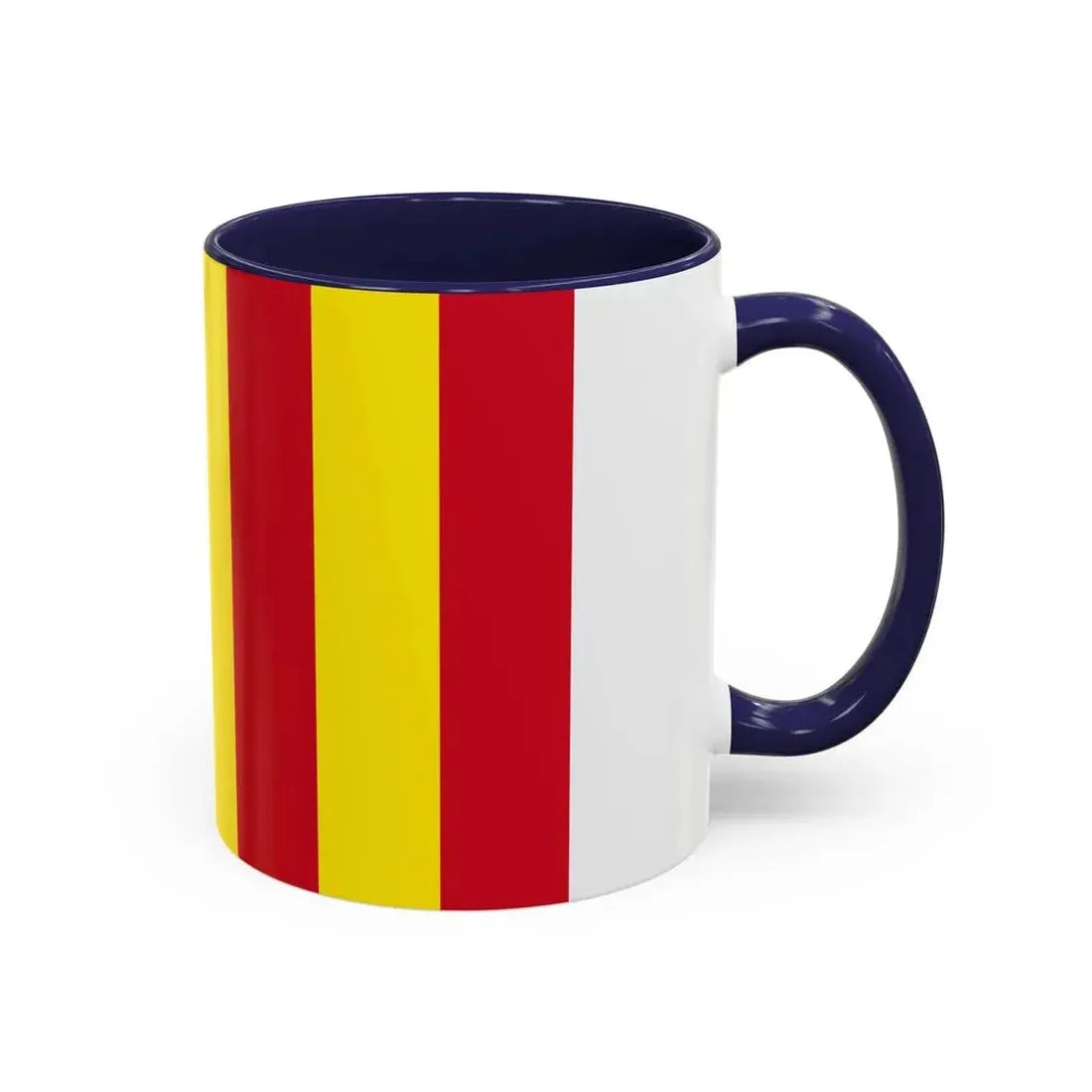 Flag of Salerno Italy - Accent Coffee Mug - Go Mug Yourself