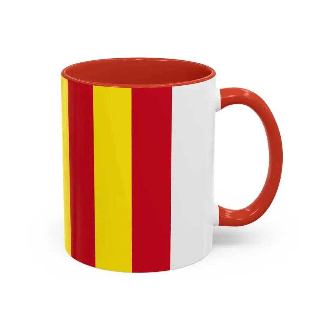 Flag of Salerno Italy - Accent Coffee Mug - Go Mug Yourself