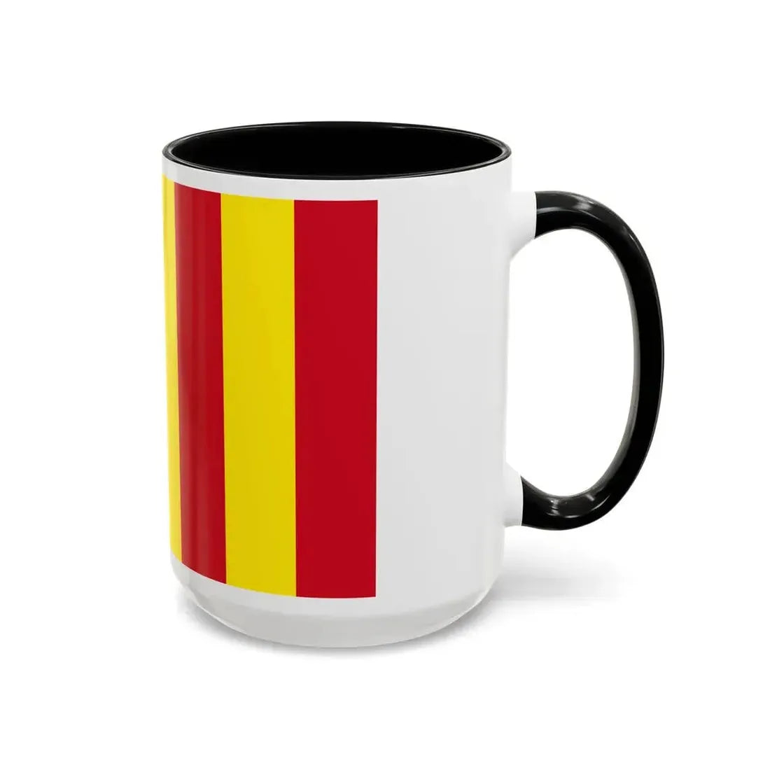 Flag of Salerno Italy - Accent Coffee Mug - Go Mug Yourself