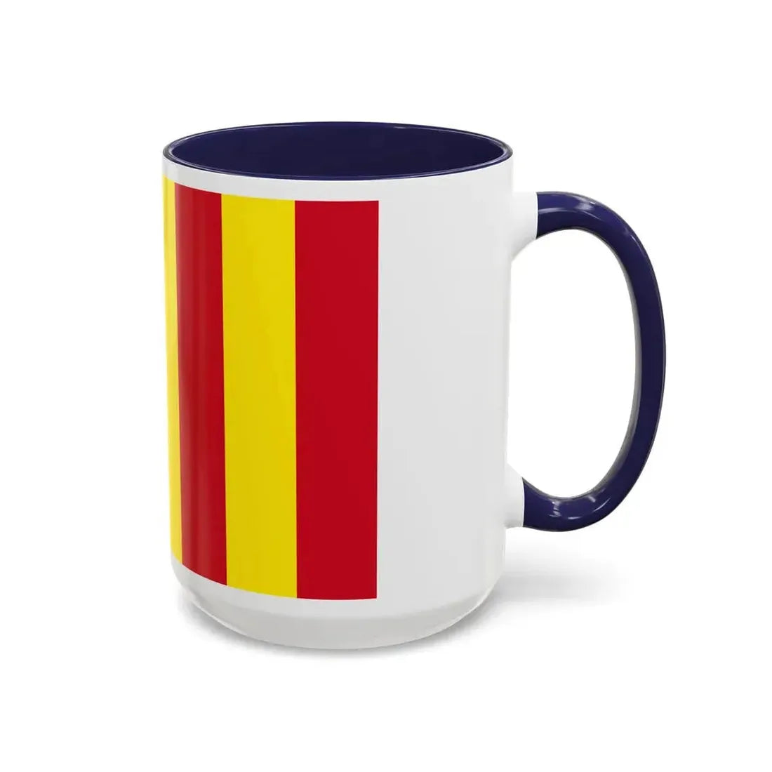 Flag of Salerno Italy - Accent Coffee Mug - Go Mug Yourself