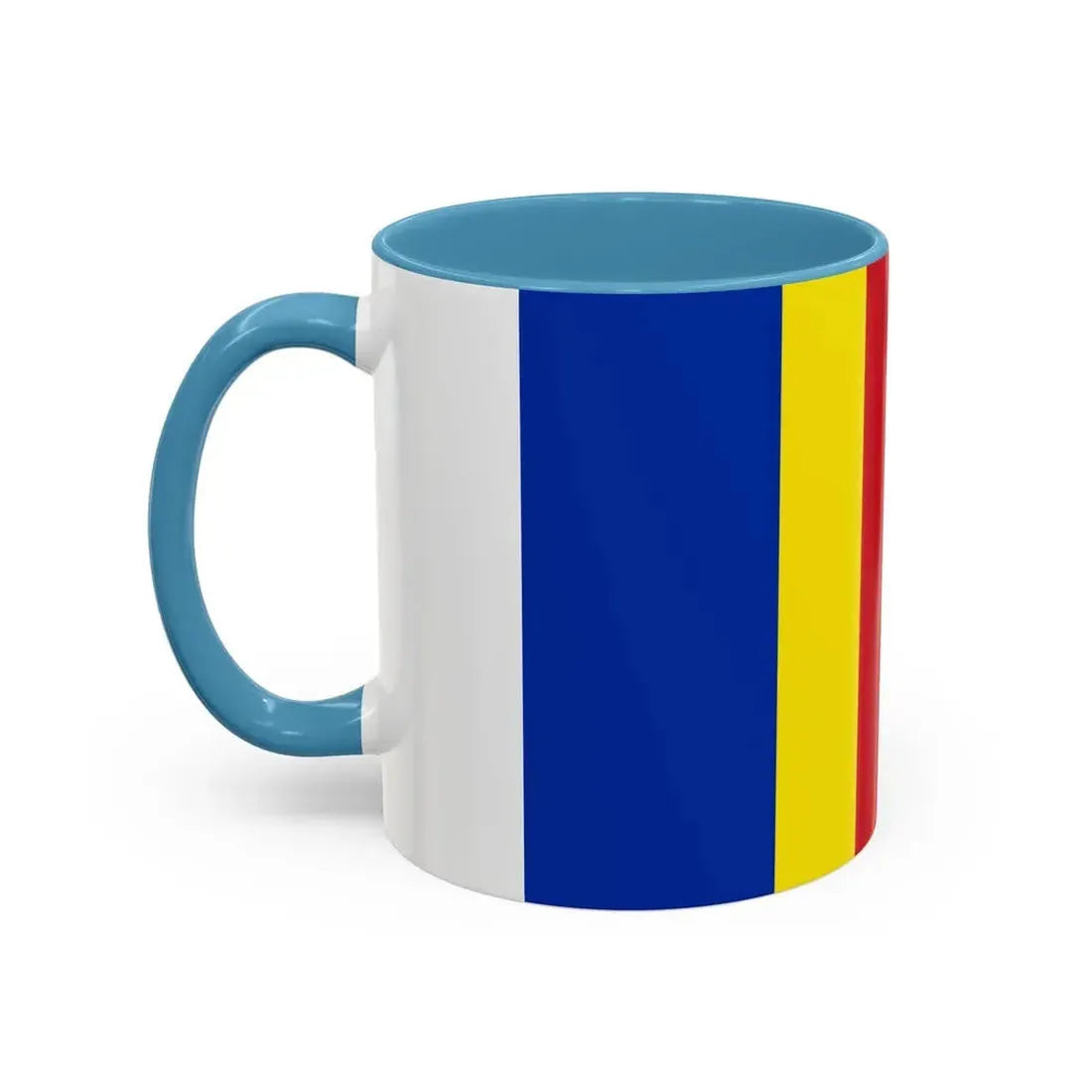 Flag of Salerno Italy - Accent Coffee Mug - Go Mug Yourself