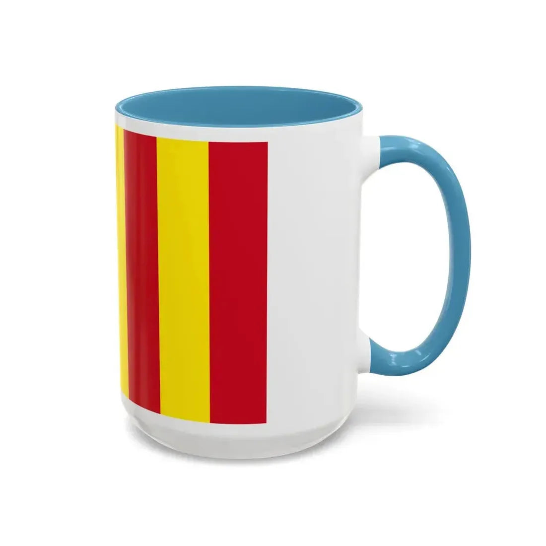 Flag of Salerno Italy - Accent Coffee Mug - Go Mug Yourself
