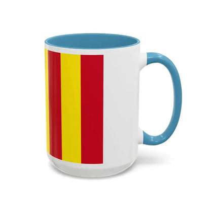 Flag of Salerno Italy - Accent Coffee Mug - Go Mug Yourself