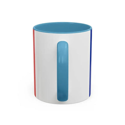 Flag of Salerno Italy - Accent Coffee Mug - Go Mug Yourself