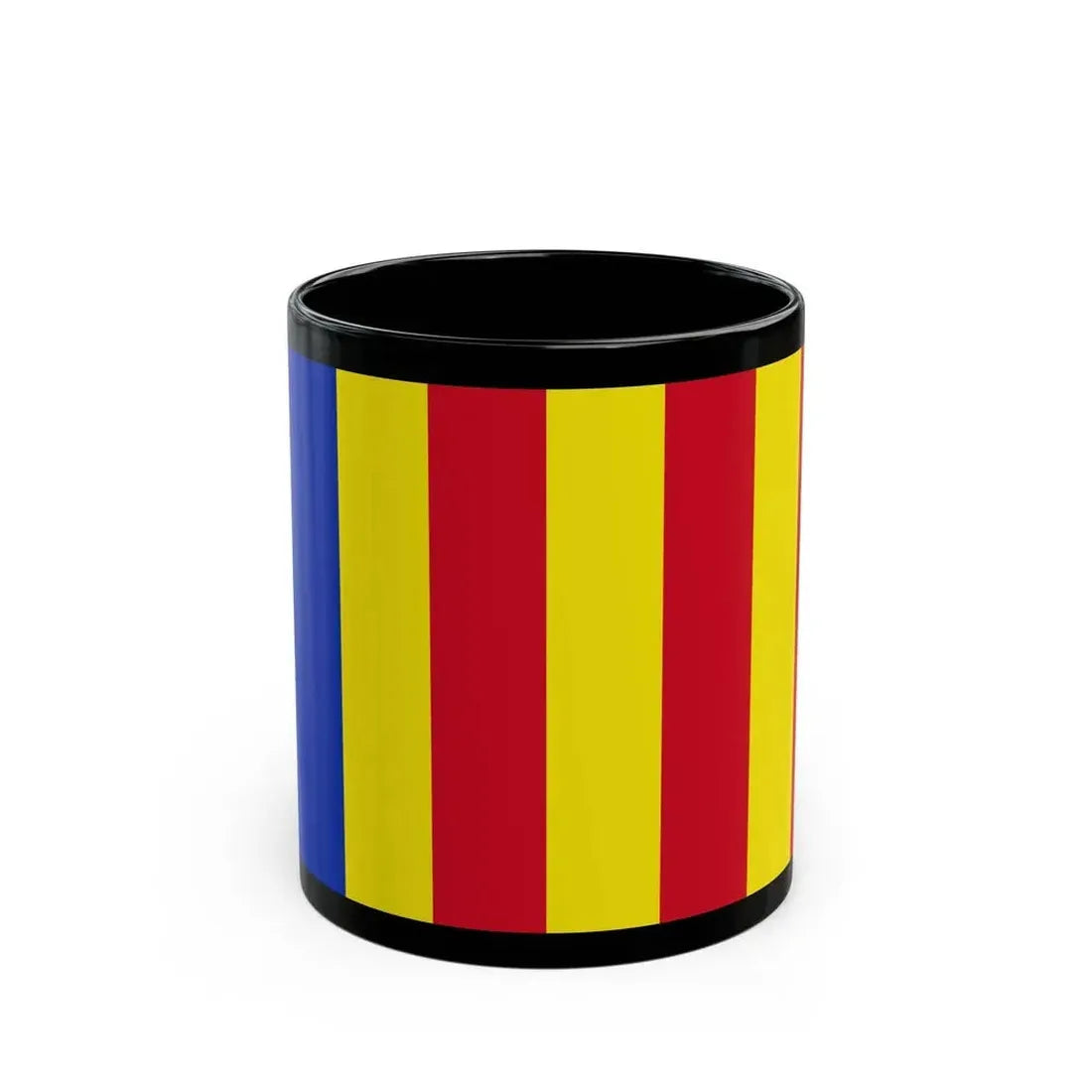 Flag of Salerno Italy - Black Coffee Mug 11oz - Go Mug Yourself