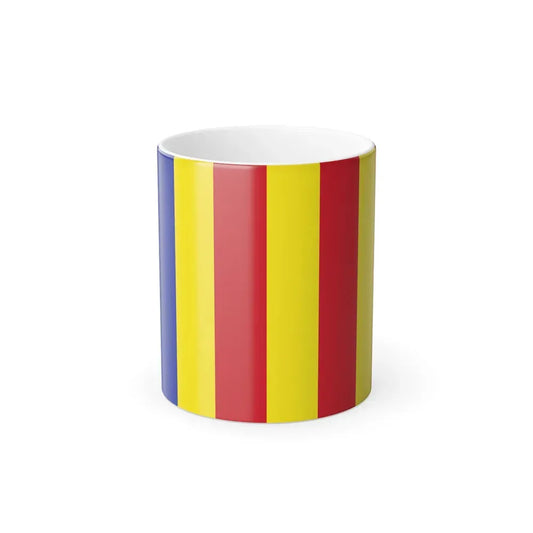 Flag of Salerno Italy - Color Changing Coffee Mug 11oz - Go Mug Yourself
