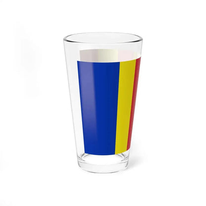 Flag of Salerno (Italy) Pint Glass 16oz - Go Mug Yourself