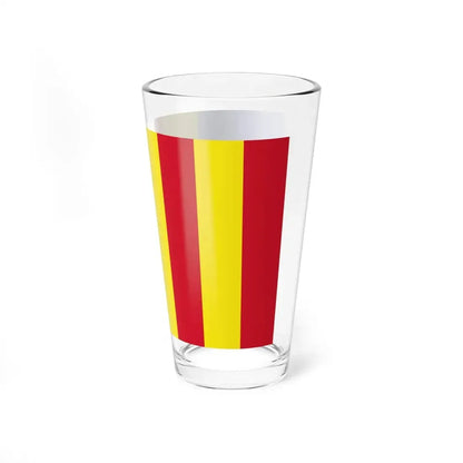 Flag of Salerno (Italy) Pint Glass 16oz - Go Mug Yourself