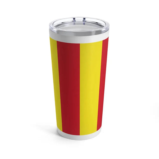 Flag of Salerno Italy - Tumbler 20oz 20oz - Go Mug Yourself