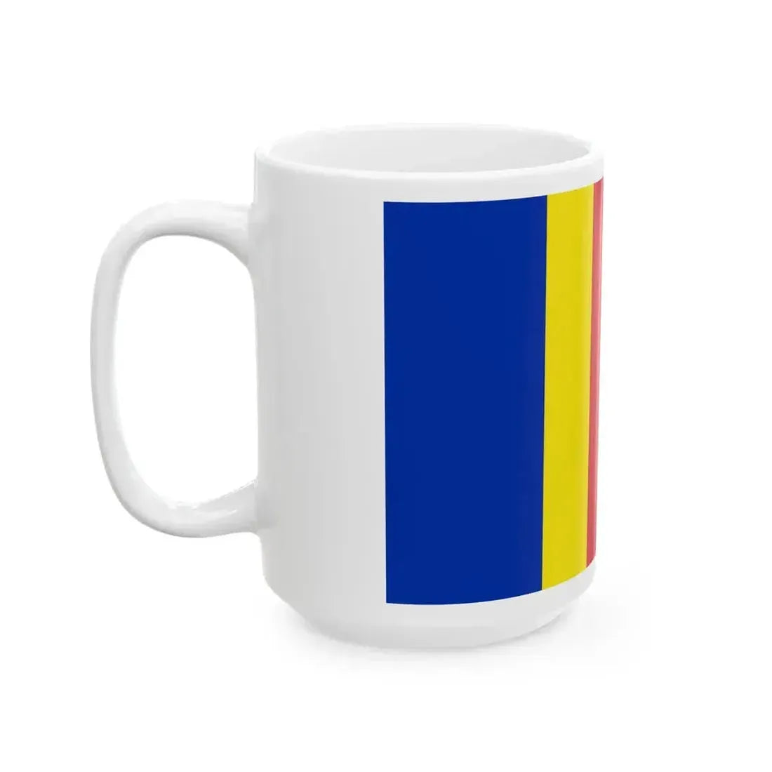 Flag of Salerno Italy - White Coffee Mug - Go Mug Yourself