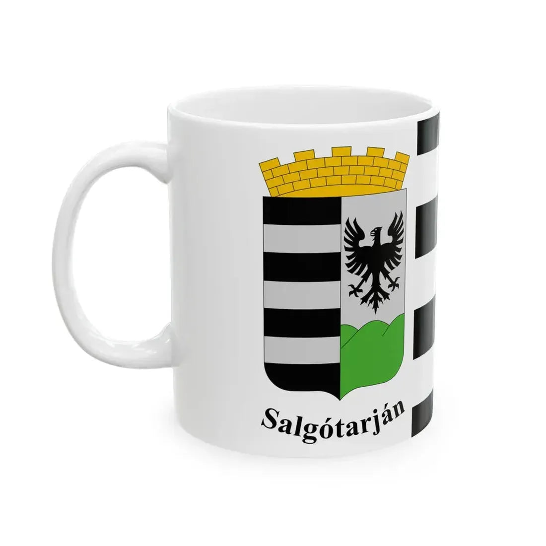 Flag of Salgotarjan (Hungary) White Coffee Mug - Go Mug Yourself