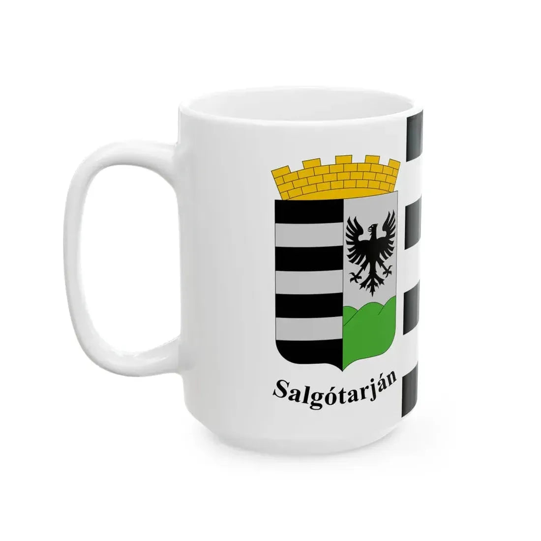 Flag of Salgotarjan (Hungary) White Coffee Mug - Go Mug Yourself