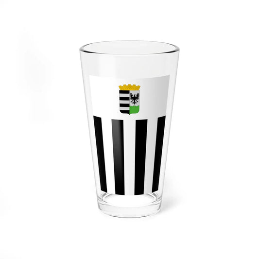 Flag of Salgotarjan vertical (Hungary) Pint Glass 16oz 16oz - Go Mug Yourself