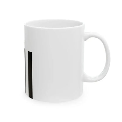 Flag of Salgotarjan vertical (Hungary) White Coffee Mug - Go Mug Yourself