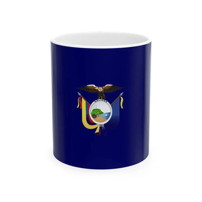 Flag of Salinas Ecuador (Ecuador) White Coffee Mug 11oz - Go Mug Yourself