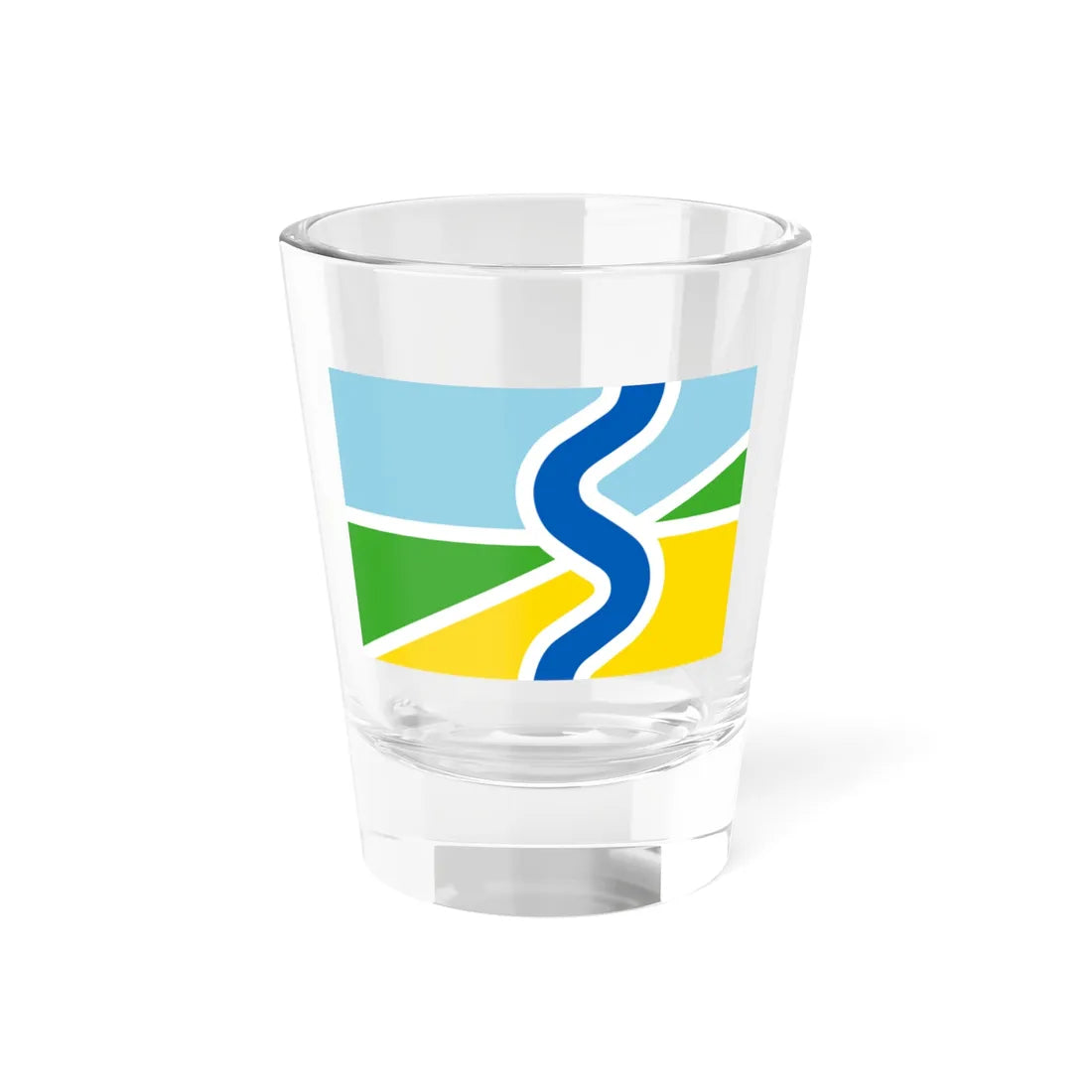 Flag of Salland Netherlands (Netherlands) Shot Glass 1.5oz 1.5oz - Go Mug Yourself