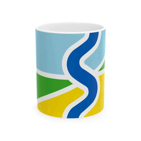 Flag of Salland Netherlands (Netherlands) White Coffee Mug 11oz - Go Mug Yourself