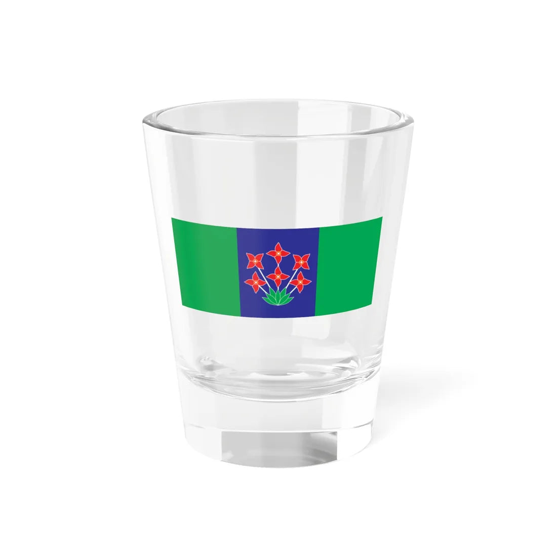 Flag of Salovci (Slovenia) Shot Glass 1.5oz 1.5oz - Go Mug Yourself