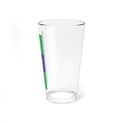 Flag of Salovci vertical (Slovenia) Pint Glass 16oz - Go Mug Yourself