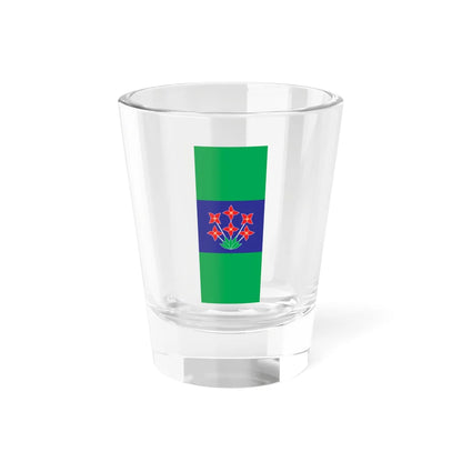 Flag of Salovci vertical (Slovenia) Shot Glass 1.5oz 1.5oz - Go Mug Yourself