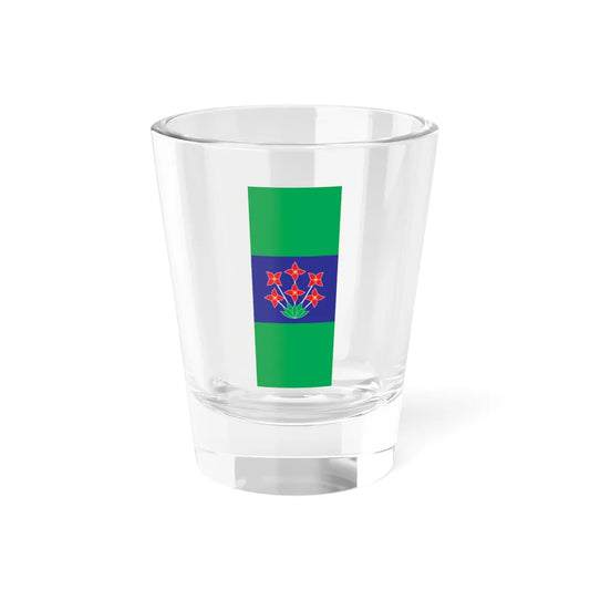 Flag of Salovci vertical (Slovenia) Shot Glass 1.5oz 1.5oz - Go Mug Yourself