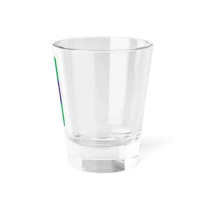 Flag of Salovci vertical (Slovenia) Shot Glass 1.5oz - Go Mug Yourself