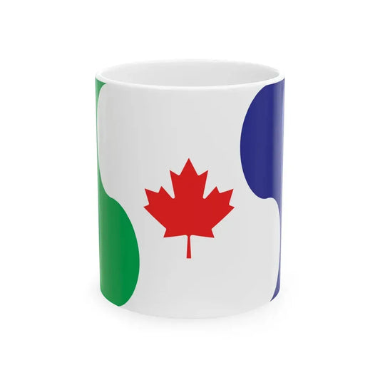 Flag of Salt Spring Island (Canada) White Coffee Mug 11oz - Go Mug Yourself