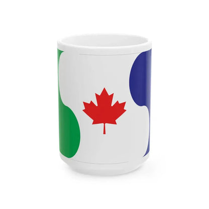 Flag of Salt Spring Island (Canada) White Coffee Mug 15oz - Go Mug Yourself